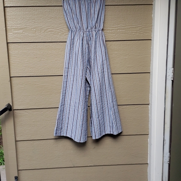 BLUE LIFE STRIPE BELL JUMPER  Blue Stripe S Jumpsuit - Picture 5 of 8